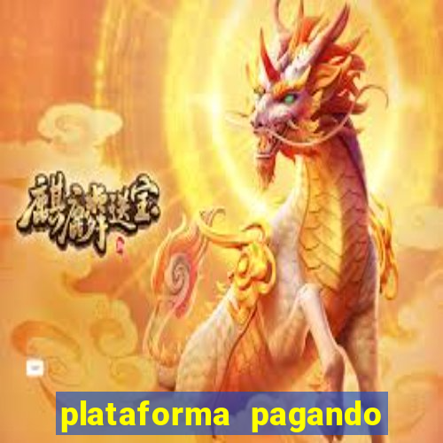 plataforma pagando bem hoje